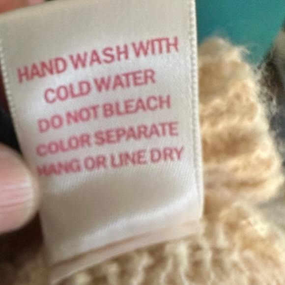 So Me Black Bow Cardigan - Oatmeal size large - Picture 12 of 12